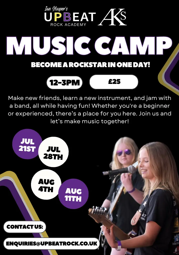 Upbeat Rock Academy Summer Music Camp
